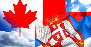 Србија -Канада заставе